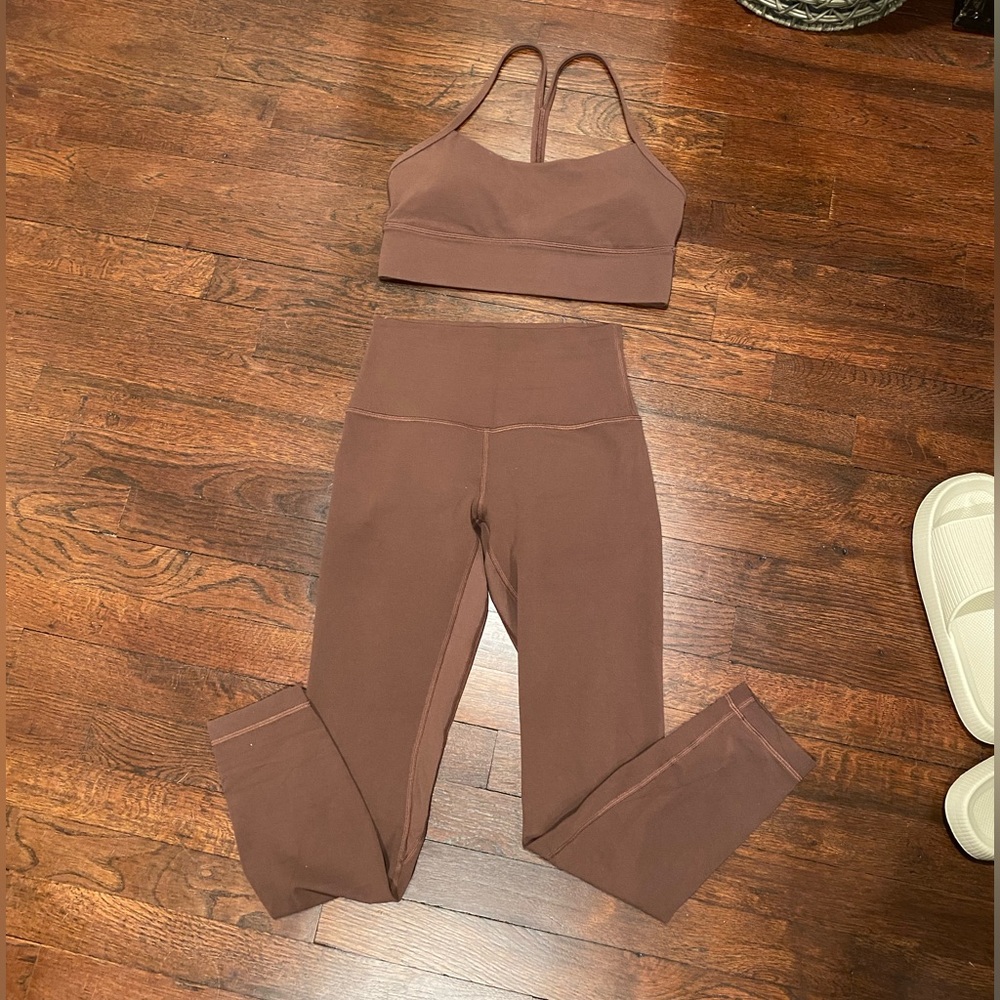 Lululemon Align pant / Flow Y Longline Bra